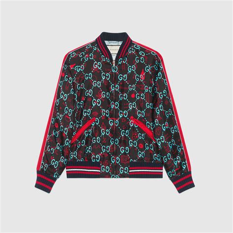 guccighost bomber jacket replica|gucci ghost collab for sale.